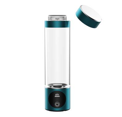 Powerology Hydrogen Water Bottle with OLED Display, 260mL Capacity, 3 Hours Recharge Time, One-Touch Control, 2 Working Time Modes - Blue