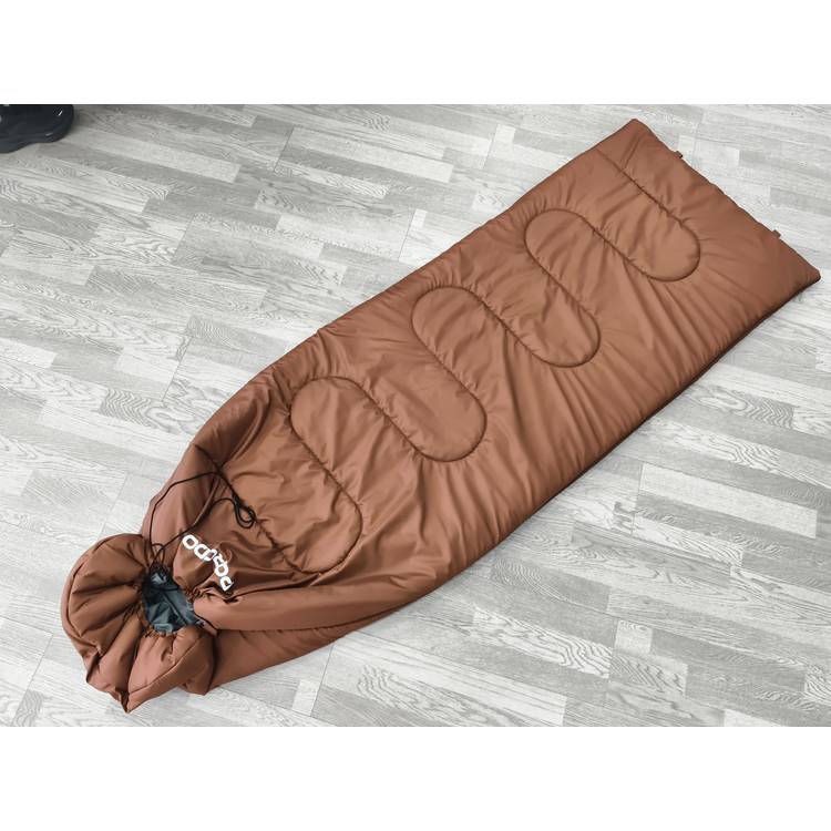 Porodo Lifestyle Camping Sleeping Bag With Heat Function, Versatile And Portable, High Quality Material - Brown
