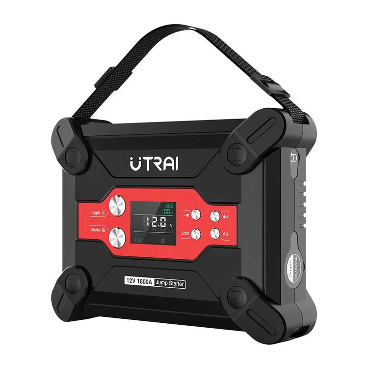 UTRAI Jstar 6 Air Compressor | 24000mAh 1800A Jump Starter - 12V Jump ...