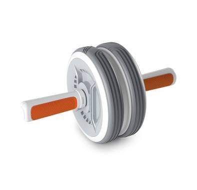 Porodo Lifestyle Smart Ab Wheel, Bluetooth Connection, Heart Rate, Calories Burned, 1 Hour Charging Time, 4 Hours Working Time, 60mAh Battery Capacity - Gray