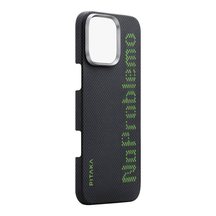Pitaka Aries Tactile Woven Case for iPhone 16 Pro Max, MagSafe Compatibility, Slim & Lightweight, Secure Grip, Raised Edge Camera - NoProblemo