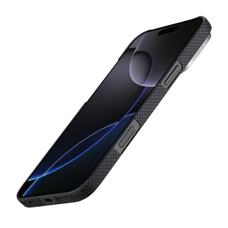 Pitaka Aries Tactile Woven Case for iPhone 16 Pro Max, MagSafe Compatibility, Slim & Lightweight, Secure Grip, Raised Edge Camera - NoProblemo
