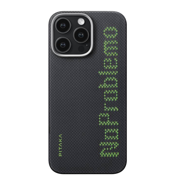 Pitaka Aries Tactile Woven Case for iPhone 16 Pro Max, MagSafe Compatibility, Slim & Lightweight, Secure Grip, Raised Edge Camera - NoProblemo