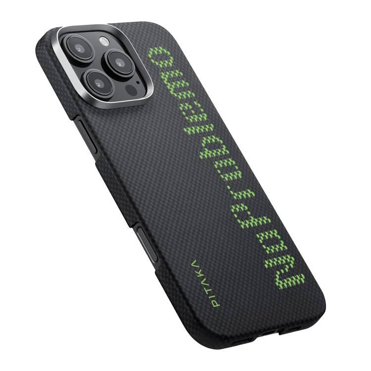 Pitaka Aries Tactile Woven Case for iPhone 16 Pro Max, MagSafe Compatibility, Slim & Lightweight, Secure Grip, Raised Edge Camera - NoProblemo