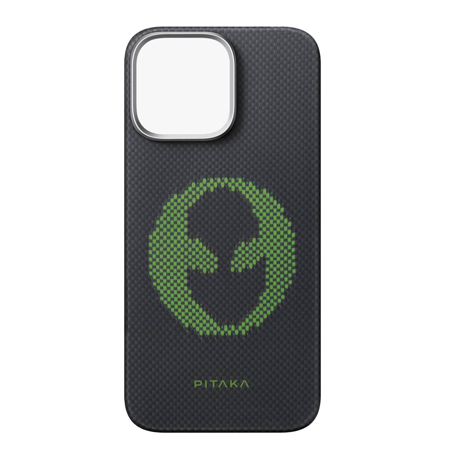 Pitaka Aries Tactile Woven Case for iPhone 16 Pro Max in UAE | Easy Snap-on - Alien Edition | (KI1601ALP) Pitaka Aries Tactile Woven Case for iPhone 16 Pro Max in UAE | Easy Snap-on - Alien Edition | (KI1601ALP)