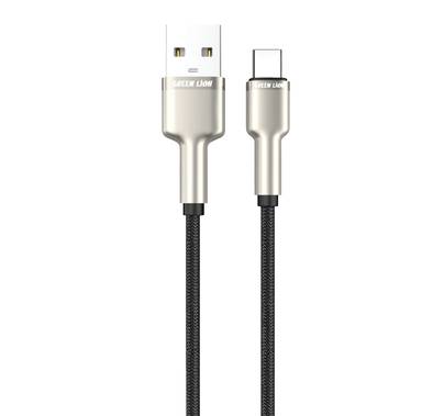 Green Lion USB-A to USB-C Braided Zinc Alloy Cable, 1000 ...