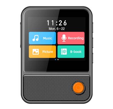 Porodo Soundtec Speaker MP3 Player with Earphone, High-Fi...