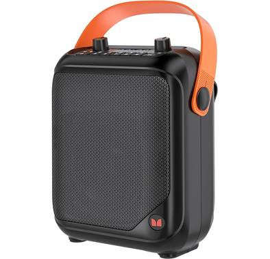Monster MFS 1 Bluetooth Speaker,  Up to 3.5 Hours Charging Time, Bluetooth 5.3, 10m Transmission Range - Black\ Orange