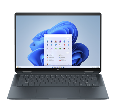 HP Spectre x360 Laptop - Intel Core Ultra 7 155H, 16GB LPDDR5x RAM, 1TB SSD, Intel Arc Graphics, 14" 2.8K OLED (2880 x 1800), 120Hz, Windows 11 Home - Slate Blue