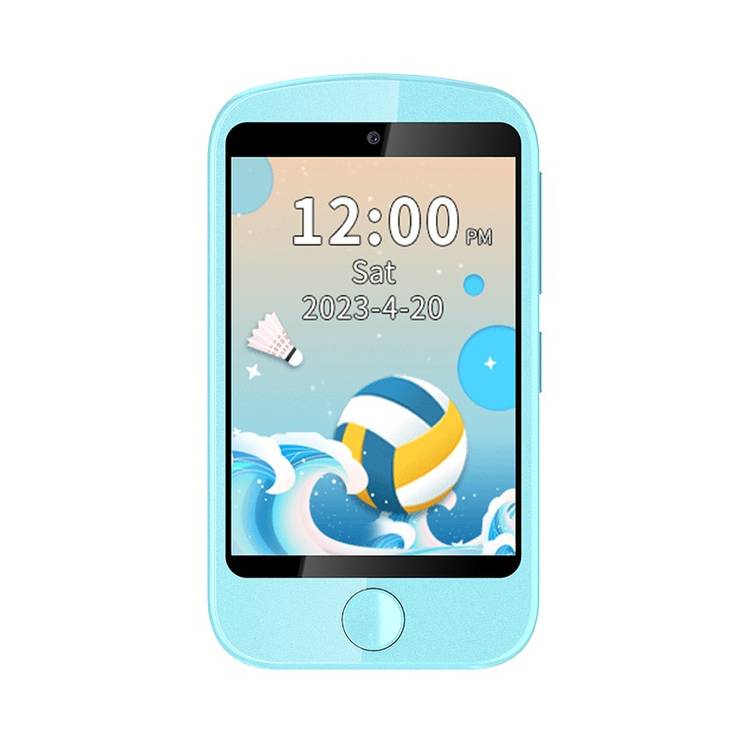 Porodo Kids 4G Smart Phone, 700mAh Battery Capacity, 24 Hours Normal Usage, 48 Hours Standby Time, SOS Calling, 2.8" Screen Size - Blue