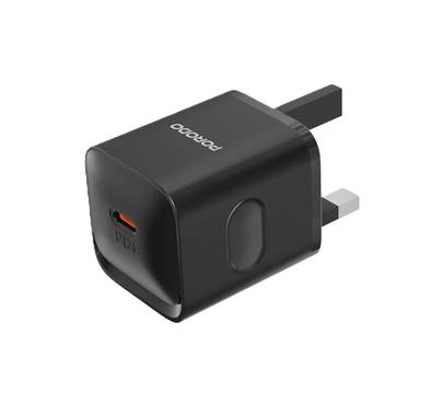 Porodo USB-C Power Delivery Wall Charger, PD 20W, UK Plug...