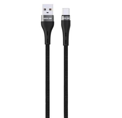  Green Lion USB-A to USB-C Braided Cable, 15W, Secure & S...
