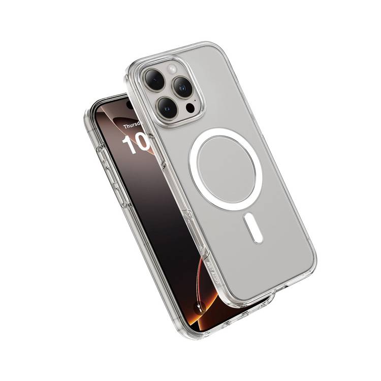 Green Lion Ultra Clear MagSafe Case for iPhone 16 Pro, Camera Protection, Anti-Yellowing, Anti-Scratch - Clear