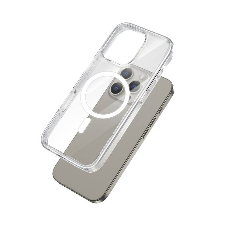 Green Lion Ultra Clear MagSafe Case for iPhone 16 Pro, Camera Protection, Anti-Yellowing, Anti-Scratch - Clear