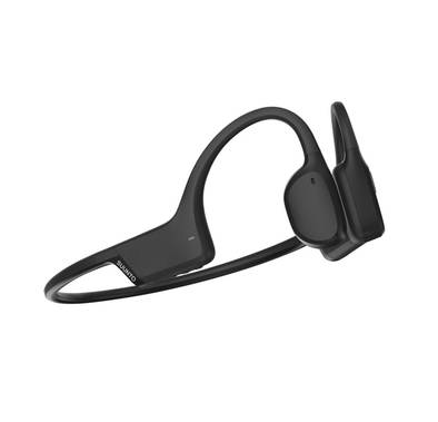 Suunto Sonic Open-Ear Conduction Sports Headphones, Up to 10 Hours Battery Life, 10 m Bluetooth Range, Dual Device Connection, 60 Minutes Charging Time, Easy & Comfortable Wear - Black