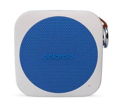 Polaroid P1 Music Player, Up to 10 Hours of Battery Life, 3.5mm Auxiliary Port, IPX5 Waterproof, 2 Hours to Full Charge - Blue