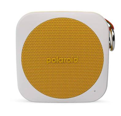 Polaroid P1 Music Player, Up to 10 hours of battery life, 3.5mm auxiliary port, IPX5 waterproof, 2 hours to full charge - Yellow