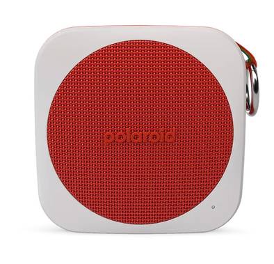 Polaroid P1 Music Player, Up to 10 hours of battery life, 3.5mm auxiliary port, IPX5 waterproof, 2 hours to full charge - Red