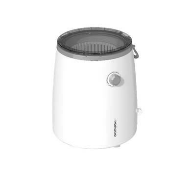 Porodo Lifestyle Portable Mini Washing Machine with Dry Function, 1.5 Liter Capacity, Power Efficiency, 2-in-1 Washer Dryer, Gentle Wash Cycle - White 