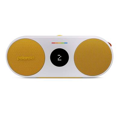 Polaroid P2 Music Player, 4 hours Full charge, Up to 15 hours Battery life, 8x8 LED display (white), Mobile wireless speaker with mono sound - Yellow
