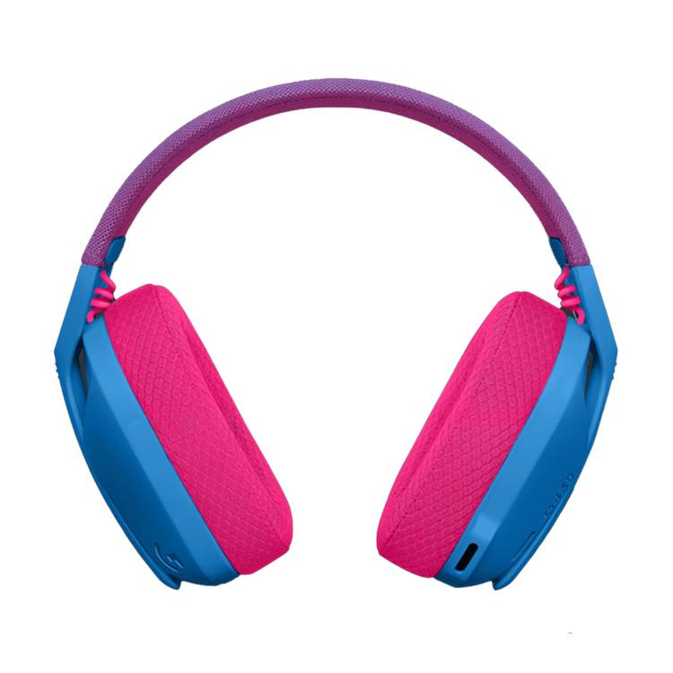 Logitech G435 Wireless Gaming Headset with Sound Insulating Storage Foam, Virtual Microphone ARM, Lightweight Comfort, 18 Hours Battery Life - Blue and Raspberry