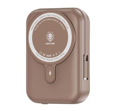 Green Lion 20000mAh Monaco MagSafe Power Bank, Integrated...