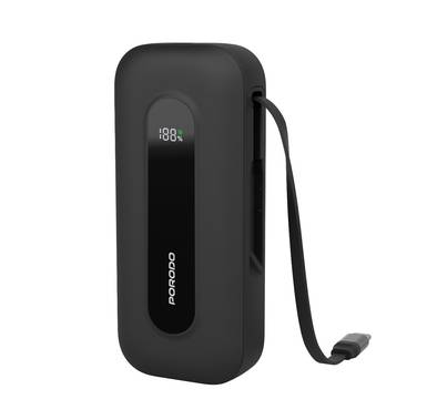 Porodo 10000mAh Power Bank with Type-C Port & Integrated ...