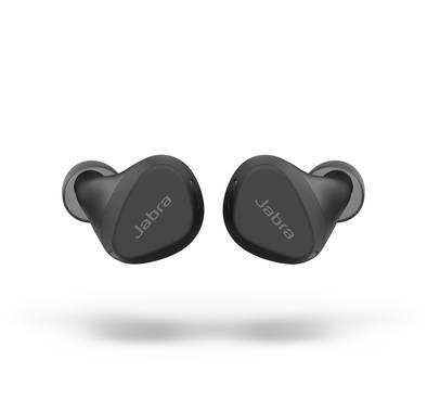 Jabra Elite 4 Active Earbuds, Active Noise Cancellation, Alexa Built-in, Up to 6 Bluetooth Devices Paired, Up to 10 m Operating Range, Up to 180 Minutes Charging Time - Black