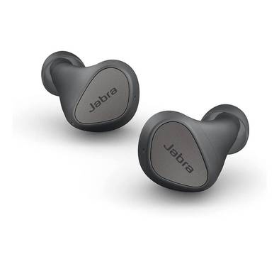Jabra Elite 4 True Wireless Earbuds, Active Noise Cancellation, Up to 3.5 Hours Charging Time, Up to 28 Hours Battery Life, Up to 10 m Bluetooth Range - Dark Gray
