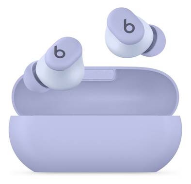 Beats Solo Buds True Wireless Earbuds, Built-in Microphone, USB-C Charging Interface, 18 Hours Battery Life - Arctic Purple