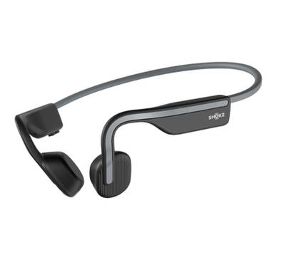 SHOKZ OpenMove Wireless Neckband Hesdphones with High Sound Quality, Open-Ear Comfort, Lightweight Design, 6 Hours Battery Life and Sweatproof - Gray