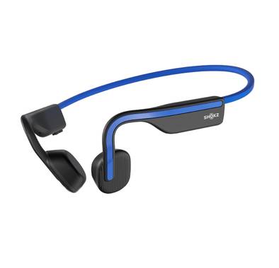SHOKZ OpenMove Wireless Neckband Hesdphones with High Sound Quality, Open-Ear Comfort, Lightweight Design, 6 Hours Battery Life and Sweatproof - Blue