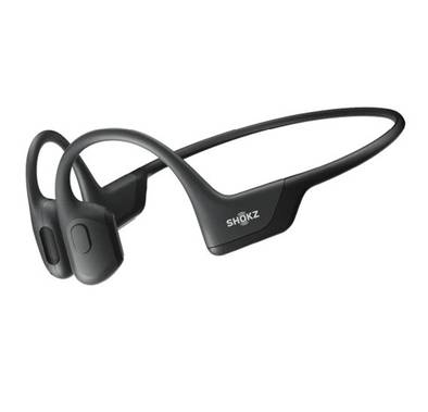 Shokz OpenRun Pro Sport Headphones with 10 Hours Battery Life, Magnetic Charging Cable, Dual Noise-Cancelling Microphones, Secure Fit - Black