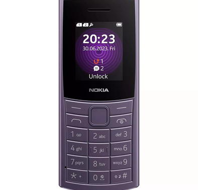 Nokia 110 4G TRA Version (2023), Dual Sim, 32GB/4GB, Nano Sim - Arctic Purple
