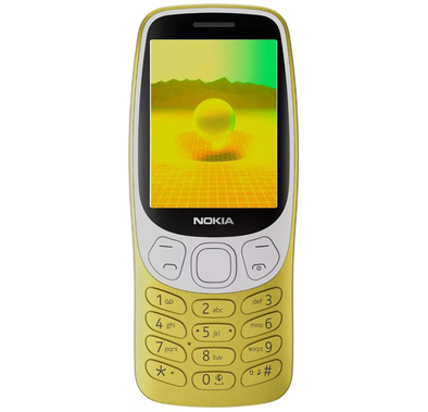 Nokia 3210 4G TRA Version (2024), All-New Classic Keypad Phone with Dual SIM - Y2K Gold