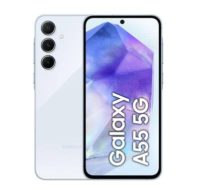 Samsung Galaxy A55 5G TRA Version Smartphone, RAM 8 Storage 256 GB, Android Phone 5G, 2024 - Blue