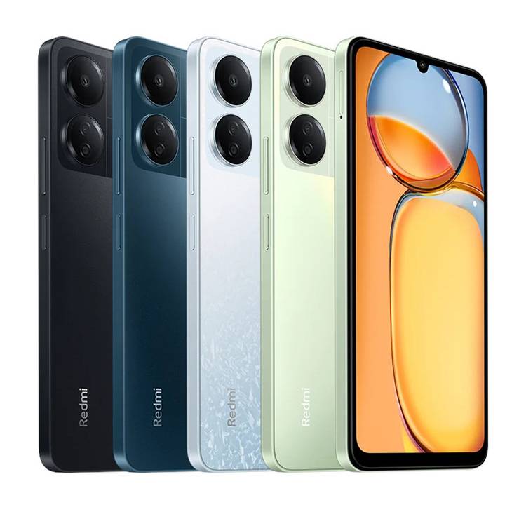 Xiaomi Redmi 13C Smartphone IND Version, RAM 6GB, Storage 128GB, 4G LTE, Dual Sim, Dual Camera, Fingerprint Sensor, GPS, Bluetooth 5.3 - Midnight Black