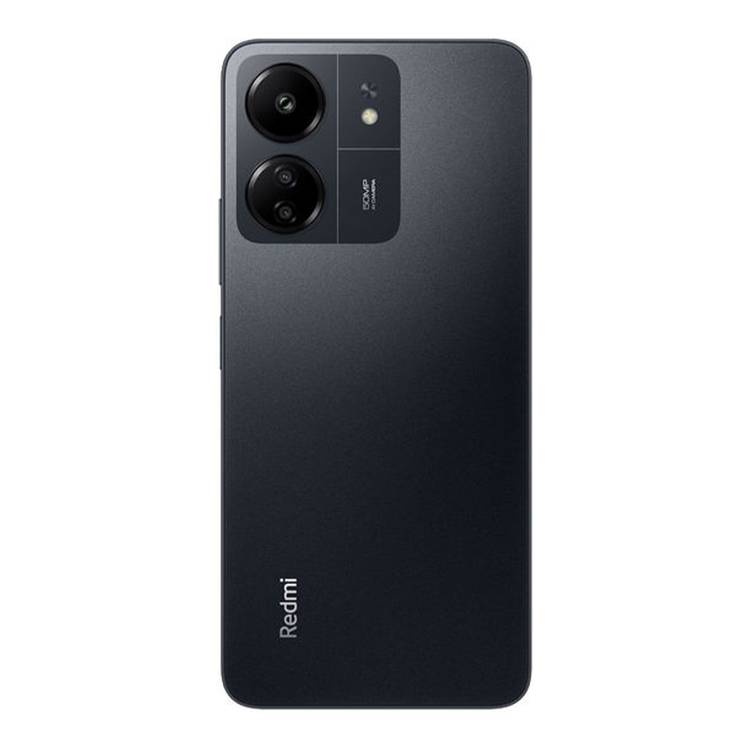 Xiaomi Redmi 13C Smartphone IND Version, RAM 6GB, Storage 128GB, 4G LTE, Dual Sim, Dual Camera, Fingerprint Sensor, GPS, Bluetooth 5.3 - Midnight Black