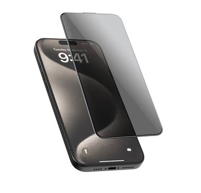 Froog Privacy Screen Protector Anti-Peeping Full Protection Glass for  iPhone 16 Plus , Anti Fingerprint, Scratch Resistant - Privacy