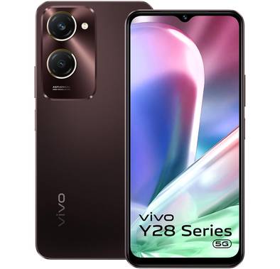 Xiaomi Vivo Y28s 5G TRA Version, 6.56", 8GB RAM, 256GB Storage, 50MP, Hybrid Dual SIM, Android 14, GSM, HSPA, LTE, 5G - Mocha Brown
