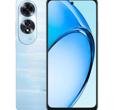 Oppo A60 4G TRA Version, 6.67", 8GB RAM, 256GB Storage, 50MP, Dual SIM, Android 14, GSM, HSPA, LTE - Ripple Blue