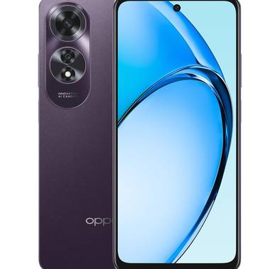 Oppo A60 4G TRA Version, 6.67", 8GB RAM, 256GB Storage, 50MP, Dual SIM, Android 14, GSM, HSPA, LTE - Dark Purple