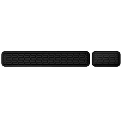 Green Lion Ultra Soft Wrist Pad, Soft Memory Foam, Durable & Comfortable, Wrist Alignment, Breathable Fabric, Pressure Relief, Non-Slip Base - Black