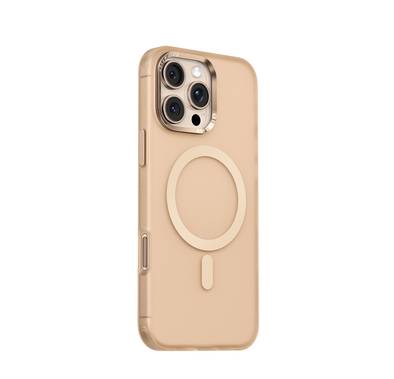Green Lion Matte MagSafe X Case for iPhone 16 Pro, Anti Scratch & Anti Fingerprint, Metal Buttons, Comfortable Grip, Camera Protection & Drop Protection - Desert