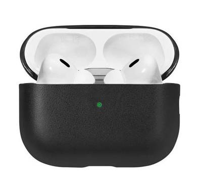Native Union Re-Classic Case for Airpods Pro(2nd Gen/1st Gen), Built-in Hole for the Lanyard Loop, Qi Wireless Charging & MagSafe Charging, Hassle-free Access - Black