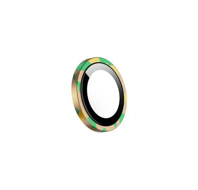 Green Lion Camo Camera Lens for  iPhone 16 Pro / 16 Pro Max, Military-Grade Durabilioty, HD Clarity, Advanced AF Coating -  Desert Titanium