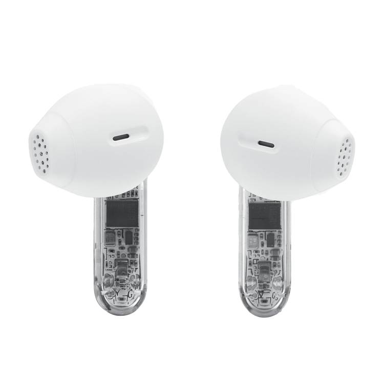 JBL Tune Flex 2 Earbuds with JBL Pure Bass sound, JBL Headphones App, 48 Hours Battery Life, 2 Hours Charging Time - Ghost White