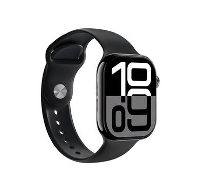 Green Lion Ultimate10 46mm Smart Watch with Voice Assistant, Bluetooth Calling, Double Tap Function, Heart Rate Monitoring, ChatGPT Support, 2-3 Days Working Time & 10 Days Standby Time, 3 Hours Charging Time - Black
