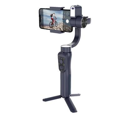 The Porodo 3-Axis AI Tracker & Light Gimbal Stabilizer wi...