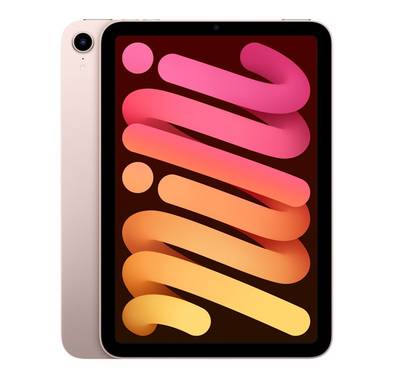 Apple iPad Mini 8.3-Inch Wi-Fi 64GB Tablet with Bluetooth Keyboards Support, Apple Intelligence, All‑Screen Design, Built-in Apps & Free Apps from Apple - Pink